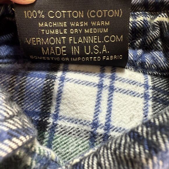 The Vermont Flannel Co Shirt Men's XS BlackWatch Tartan Plaid Button Up - Picture 7 of 11
